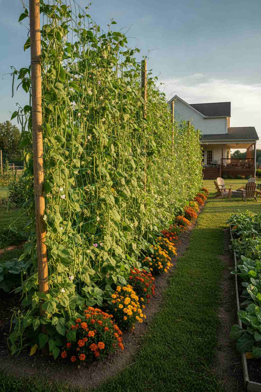 cucumber trellis walls