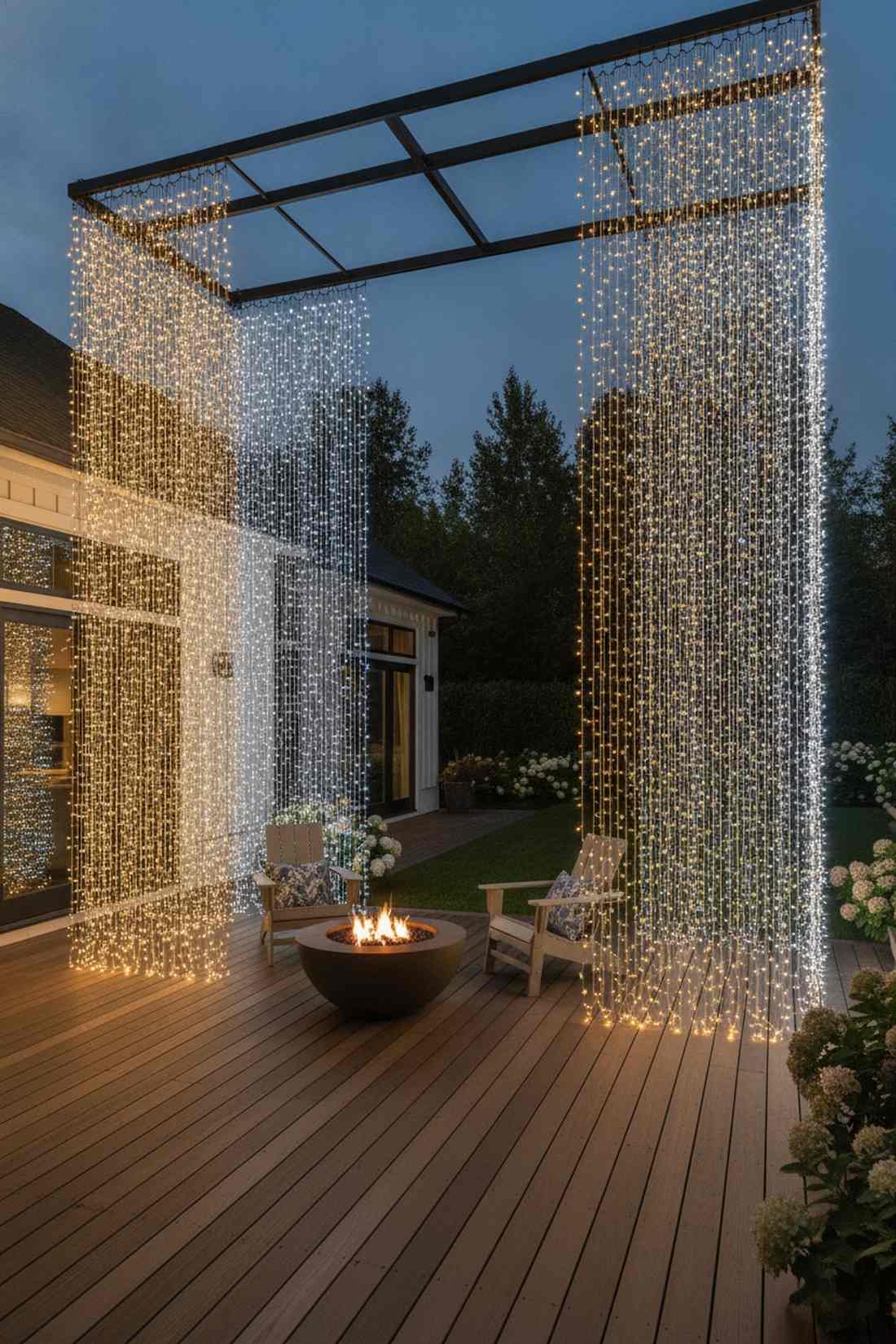 double layer depth curtains