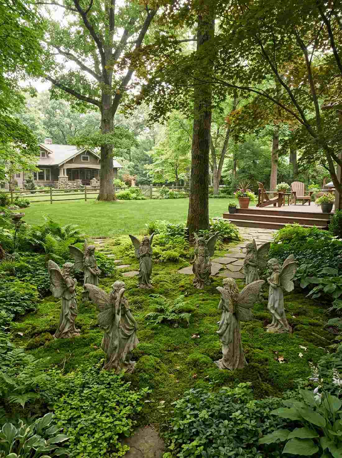 fairy ring sculpture set