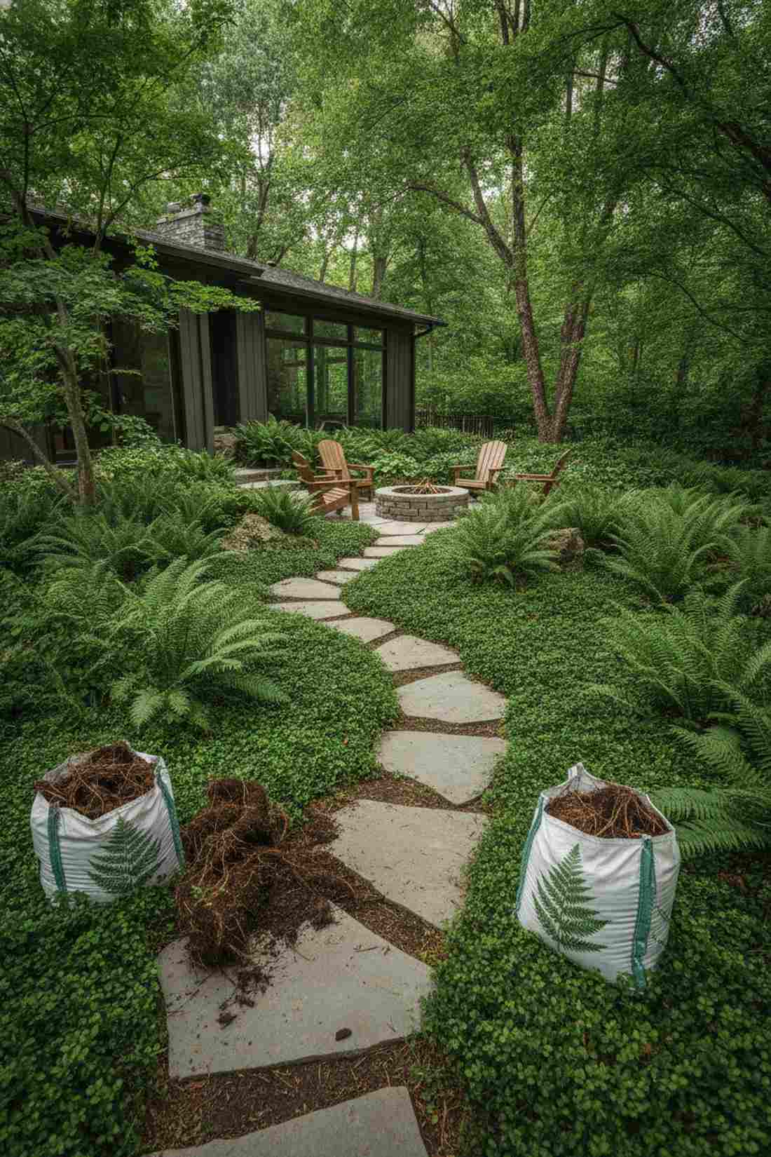 ferns textured understory