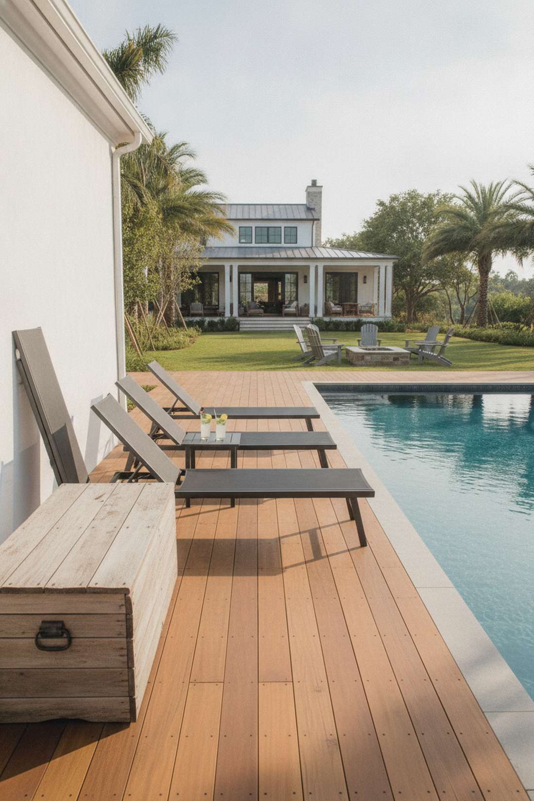 folding aluminum lounger quartet