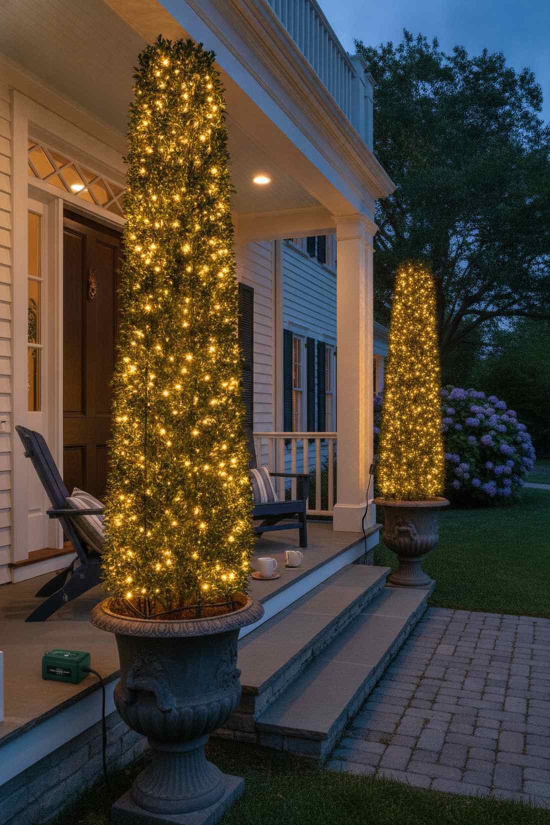 lighted topiary sculptures