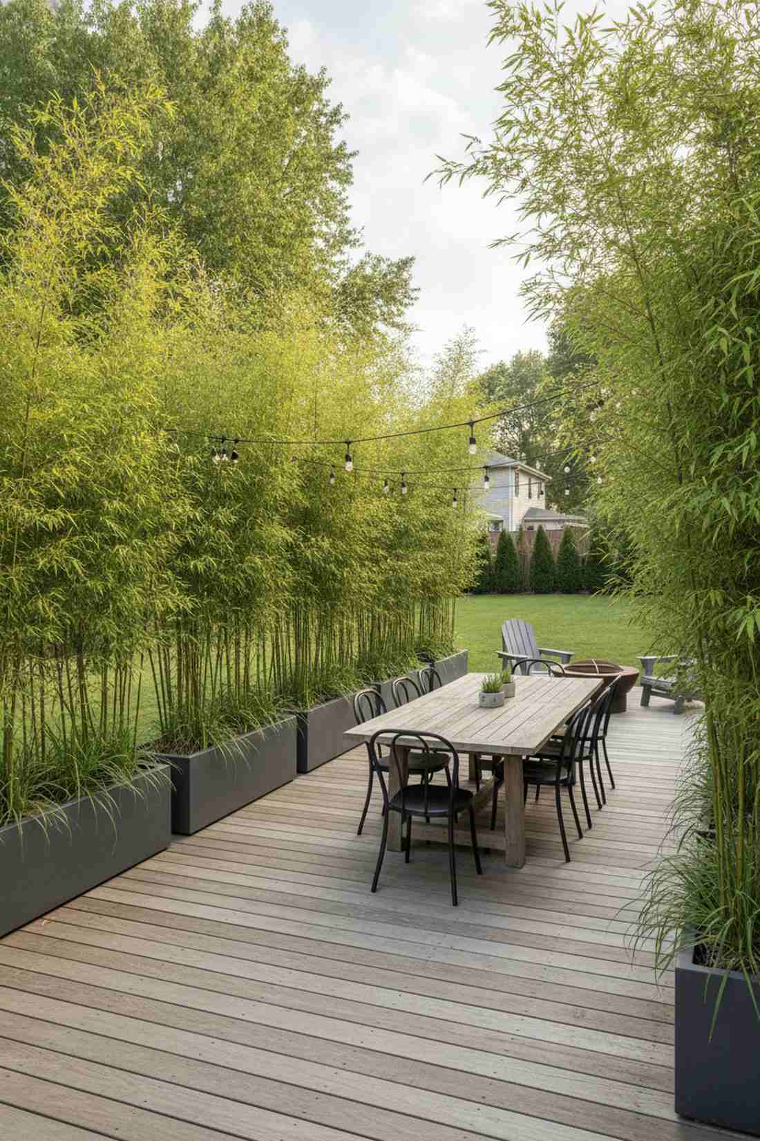 living privacy screen planters
