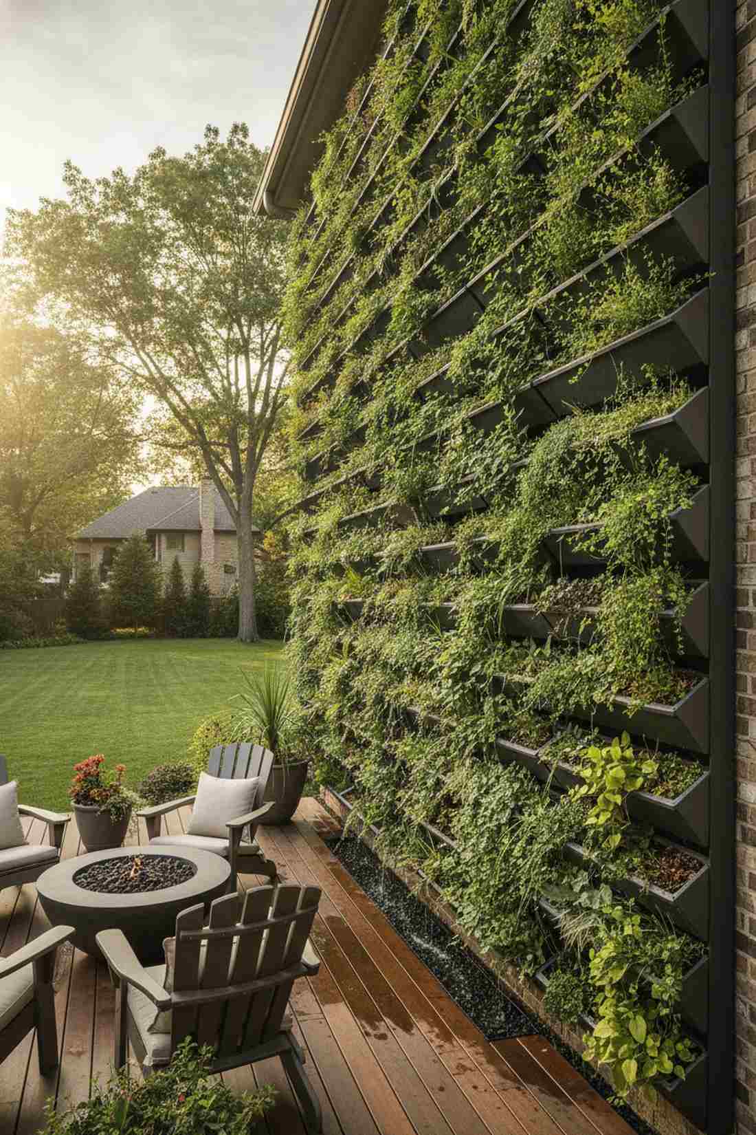 living wall tray system