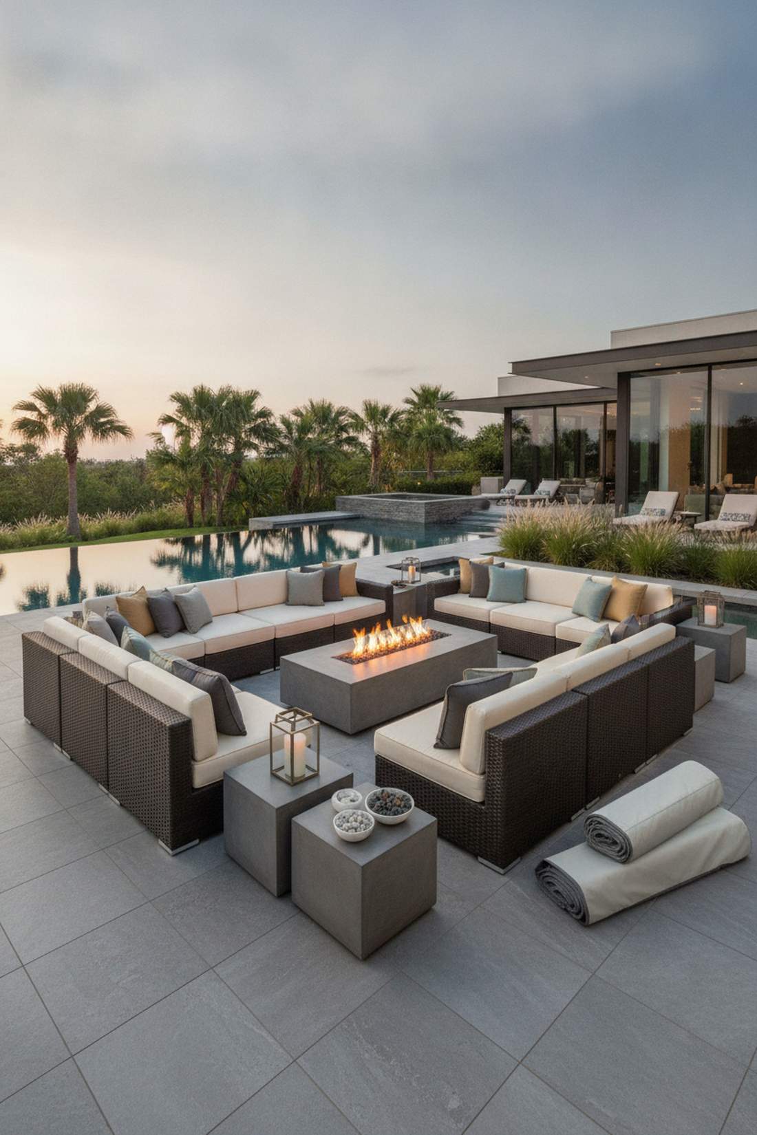 luxury lounge furniture vignettes