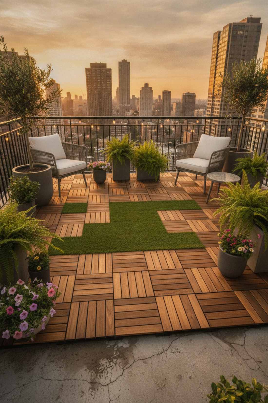 modular deck tile gardens