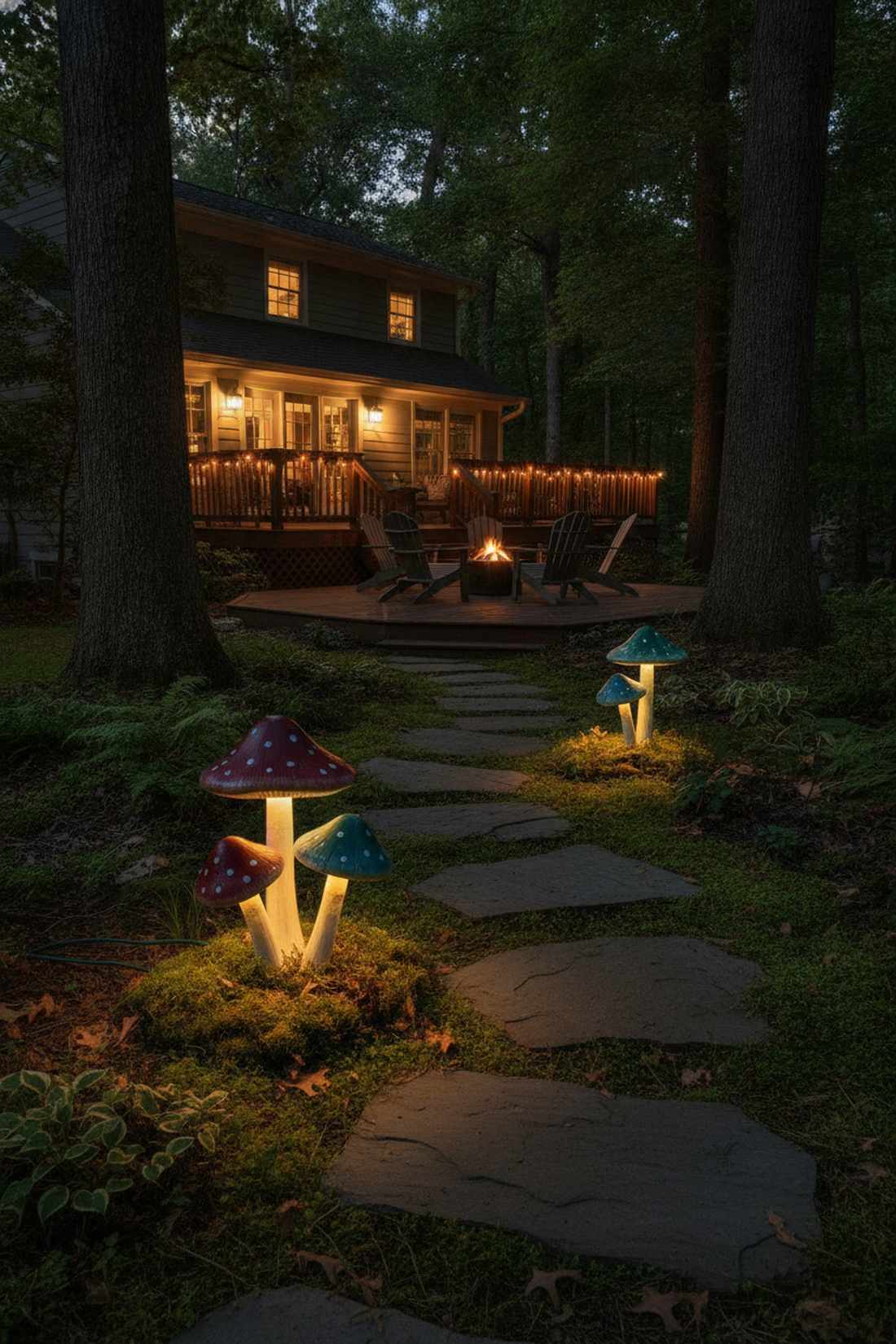 mushroom cluster stakes