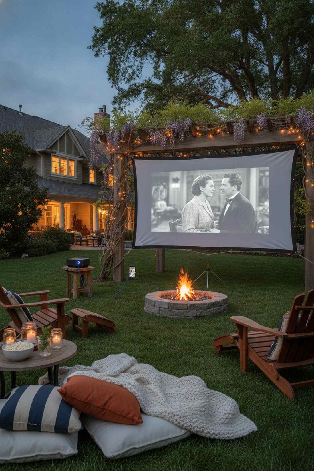 outdoor cinema setups