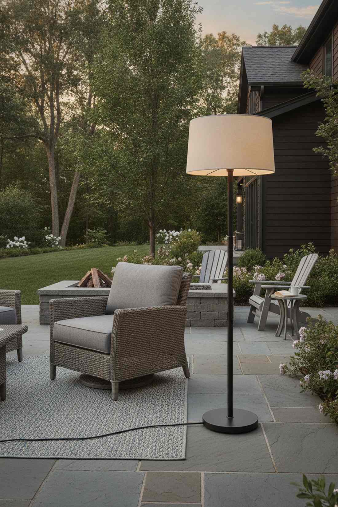 outdoor floor lamps