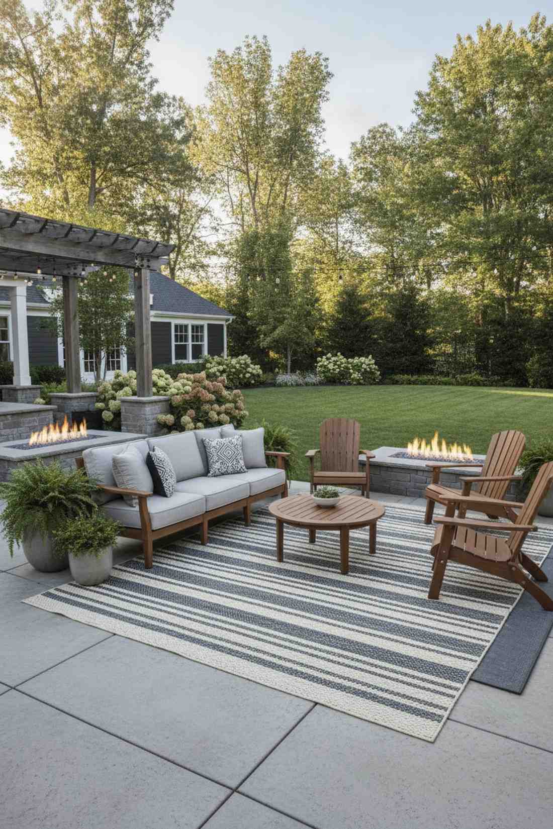 oversized outdoor rug