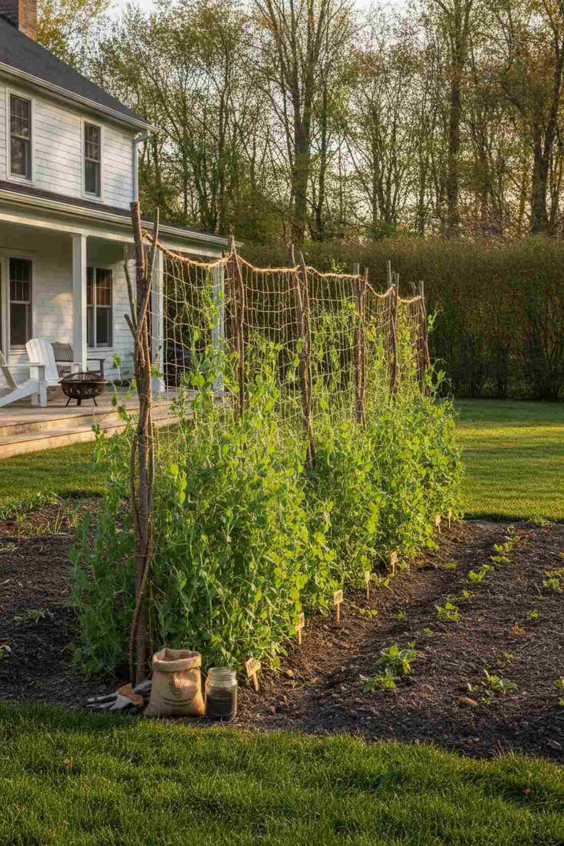 pea early season production