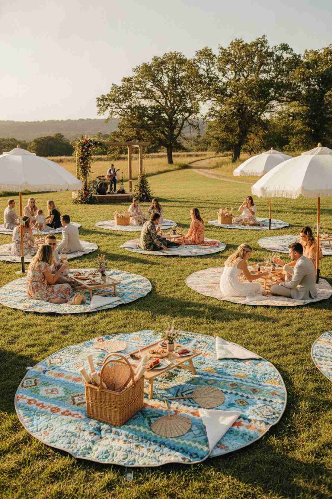 picnic blanket zones