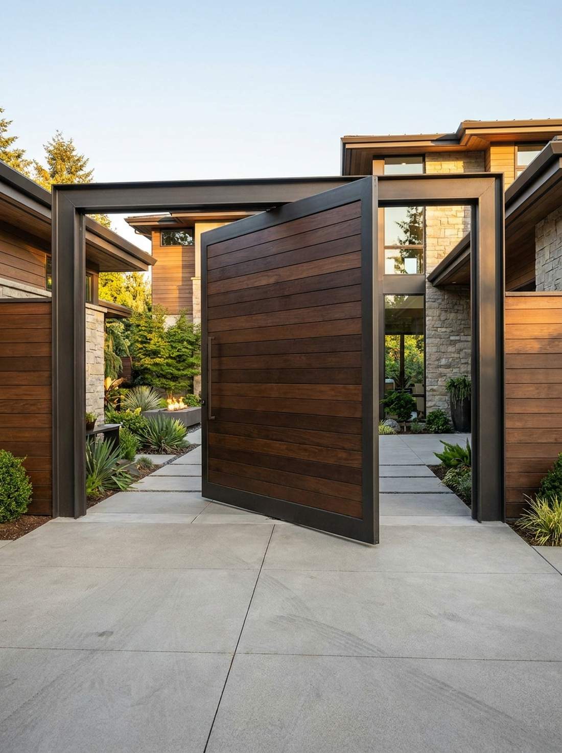 pivot gate for modern entries