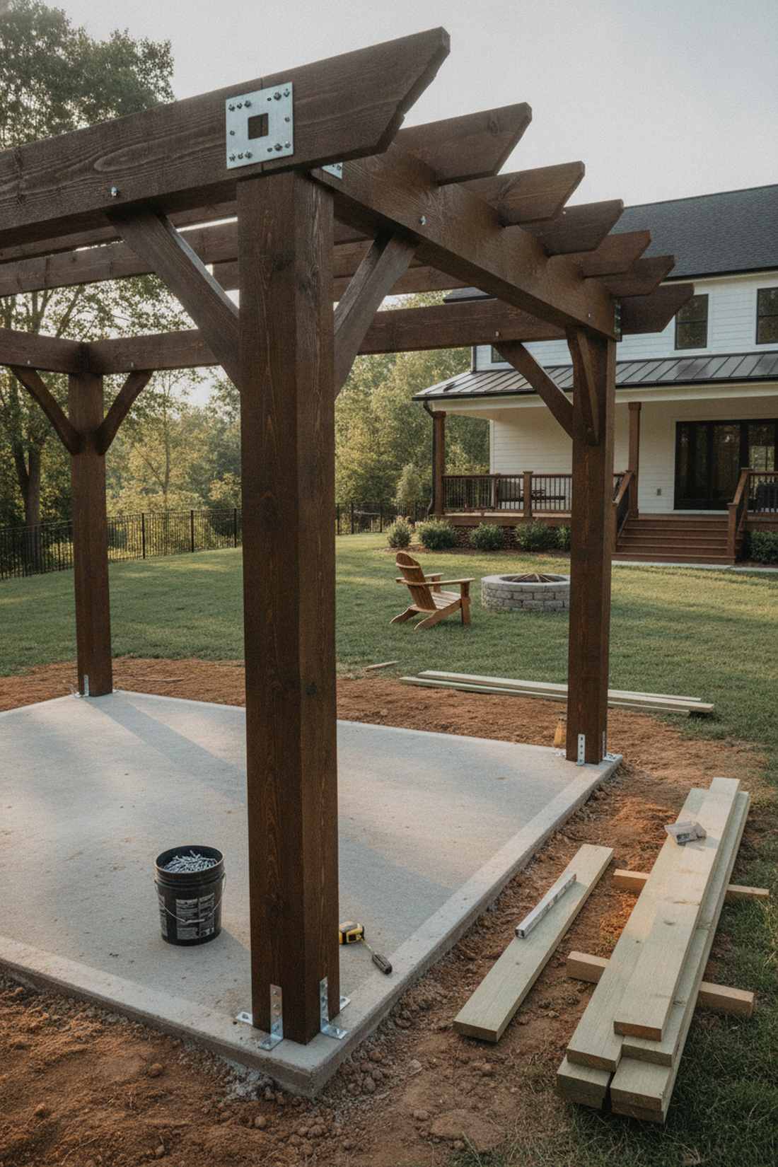 pressure treated timber frame