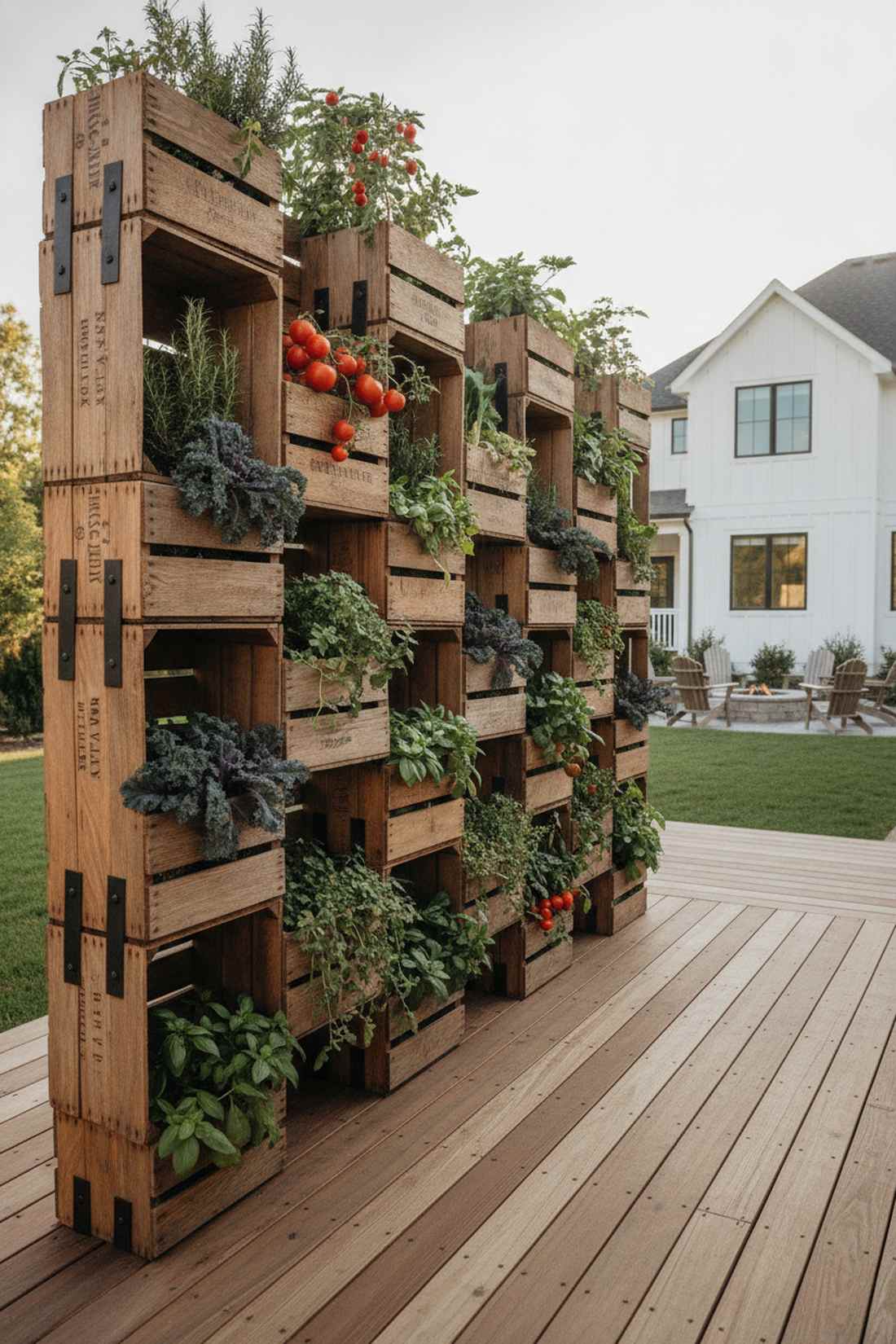 pvc pipe vertical planter