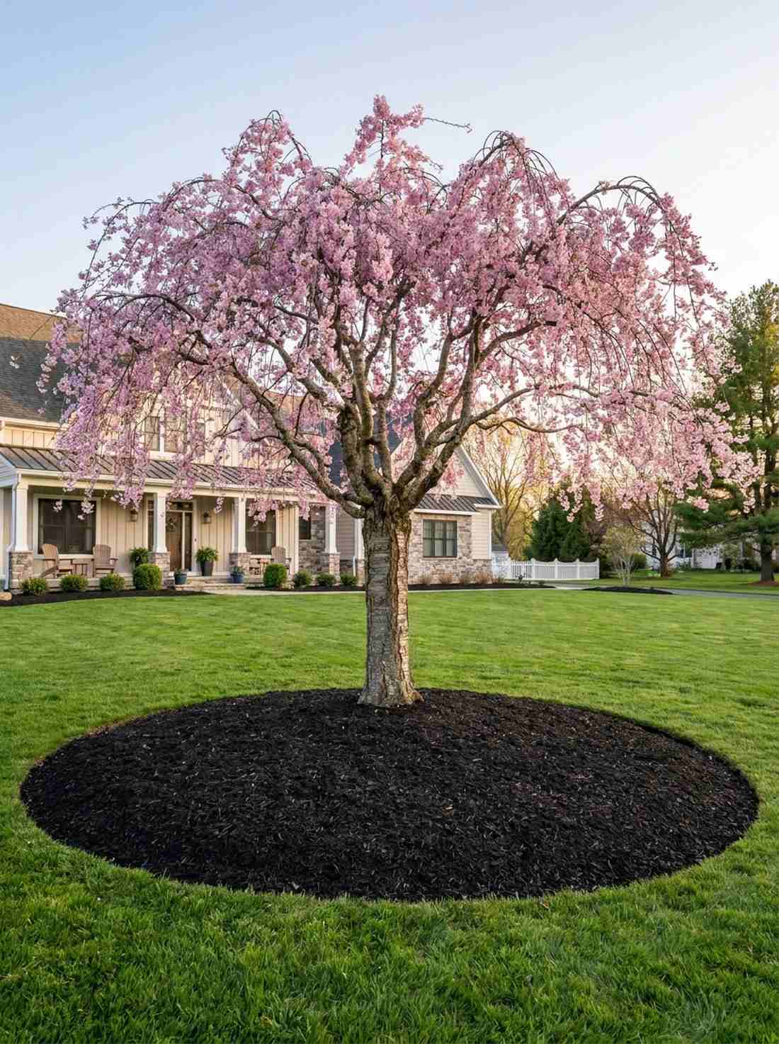 single weeping cherry
