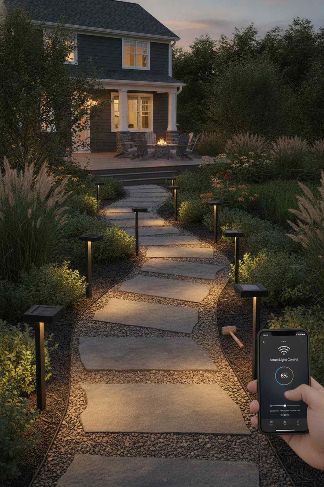 solar smart path lights
