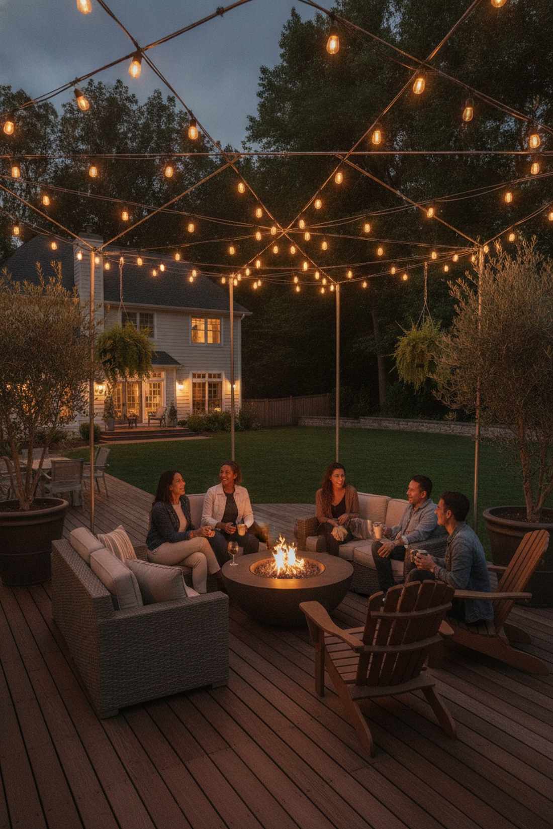 string light canopy