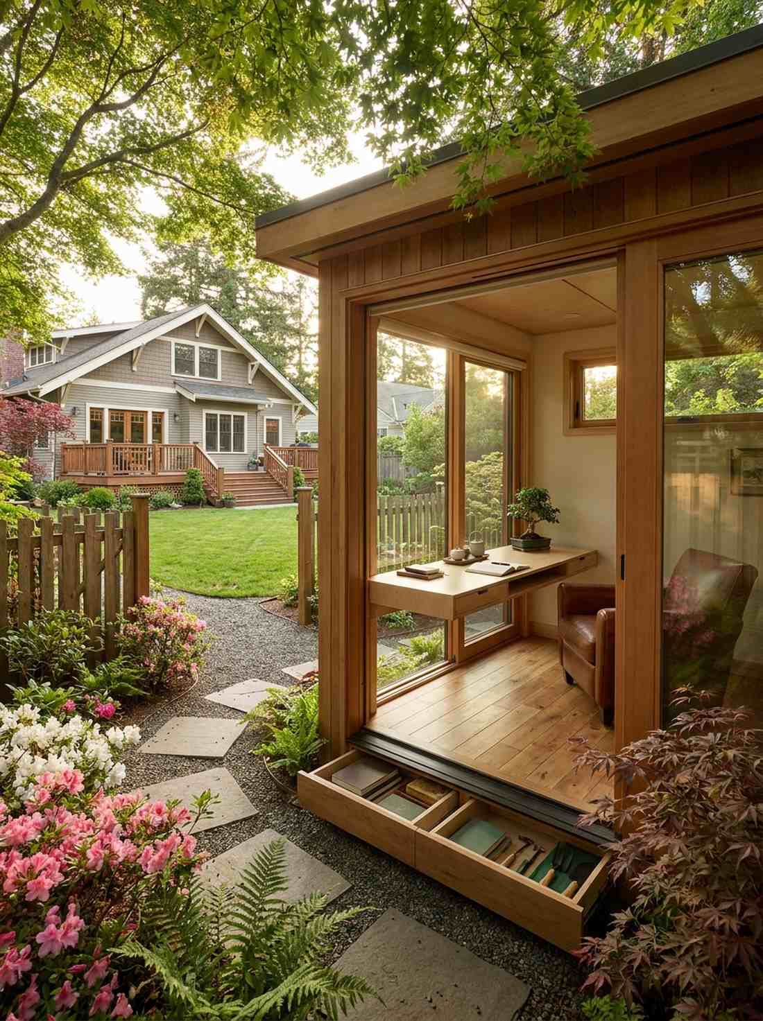 tea garden writers cabin