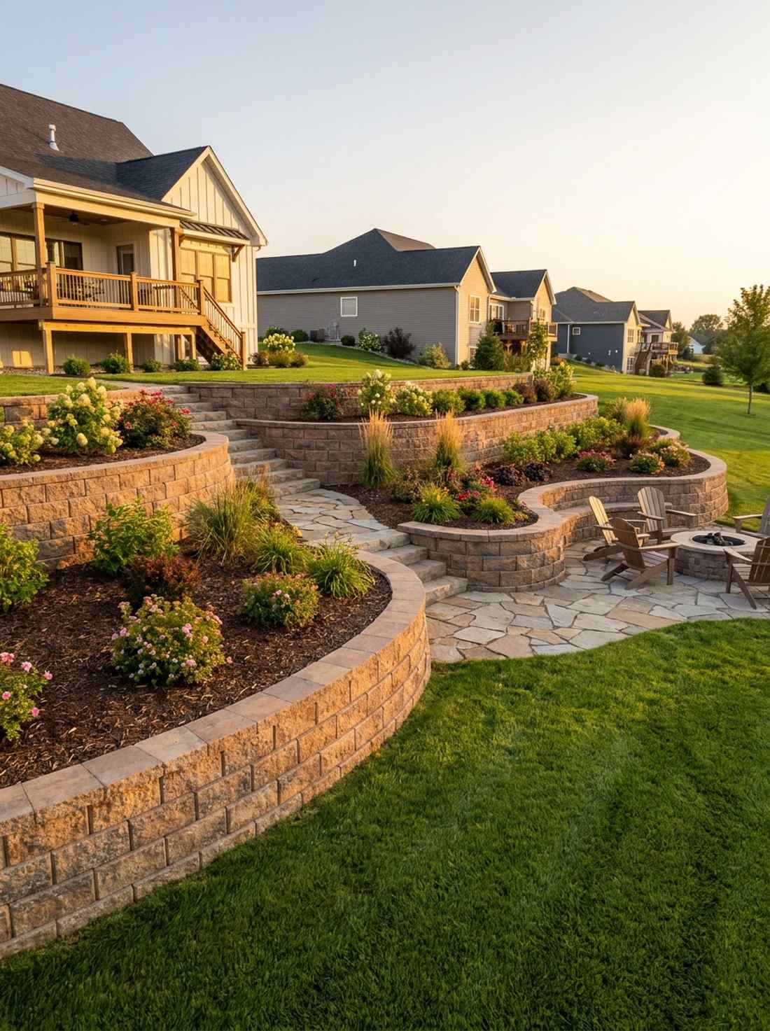 terraced hillside