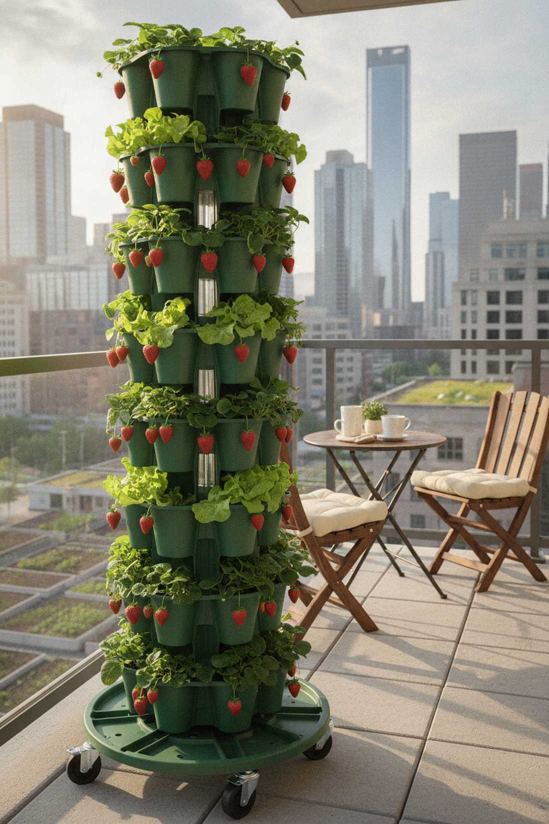 tiered tower planters