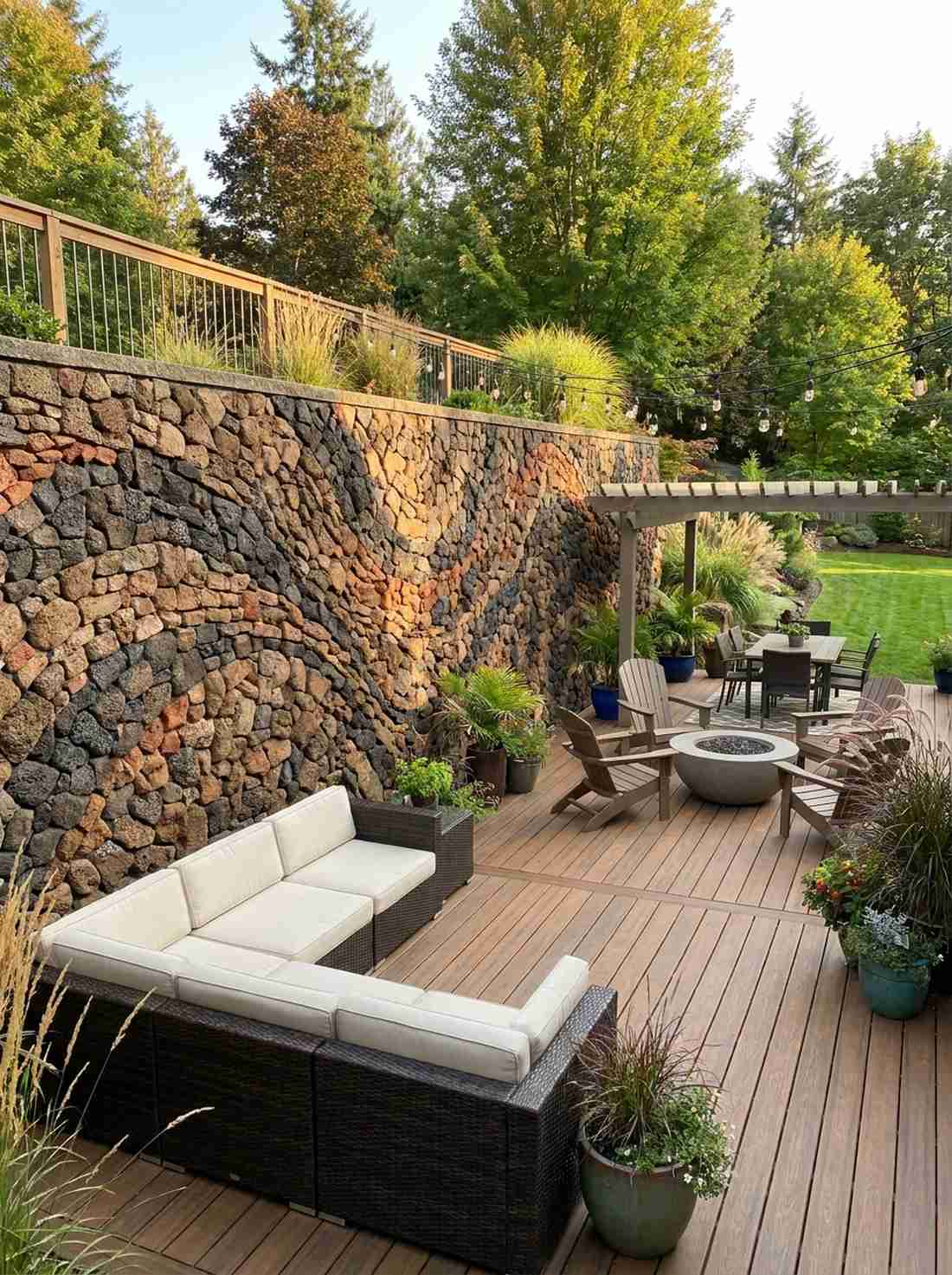 vertical wall mosaic