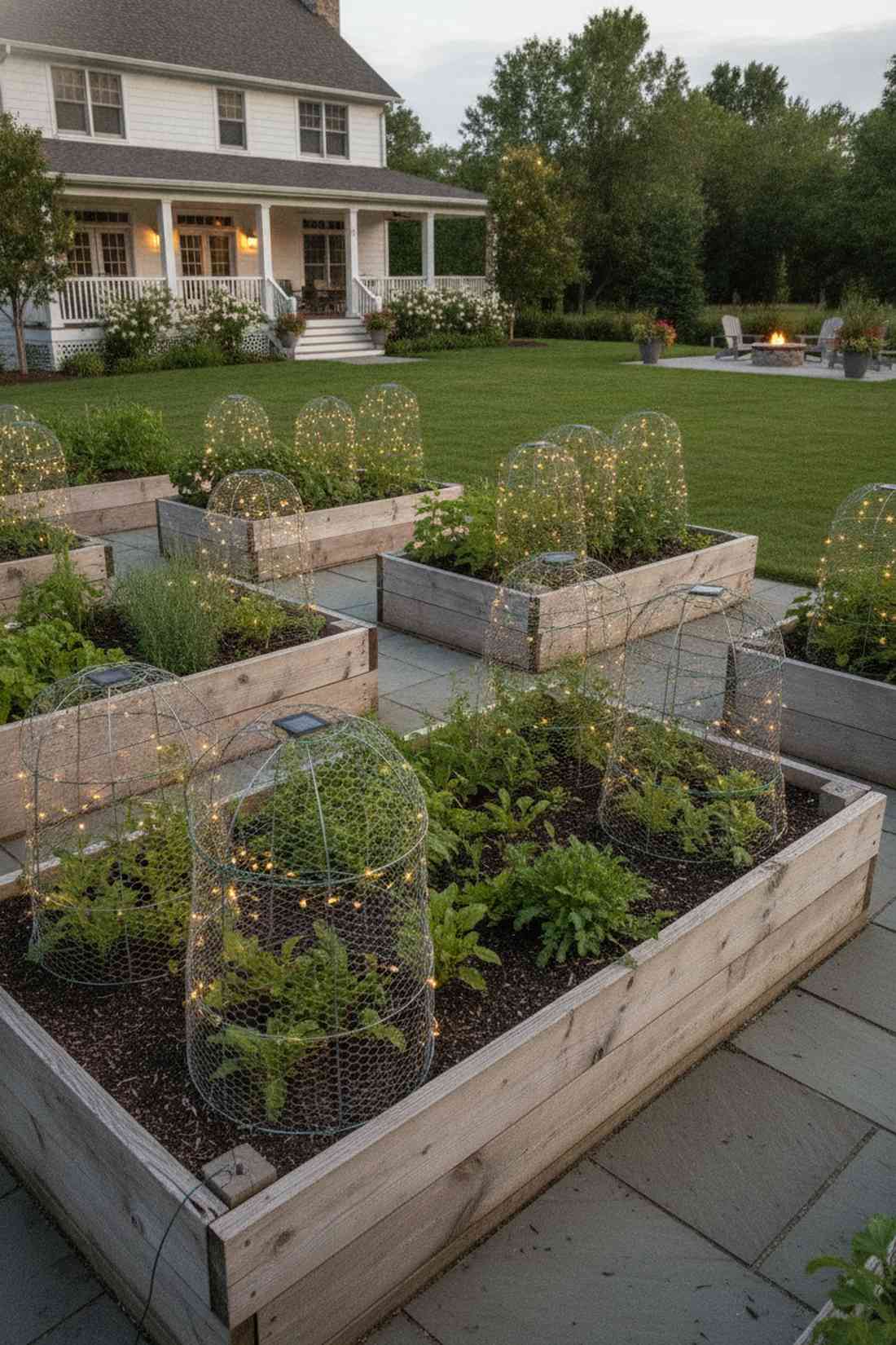 wire cloche plant covers