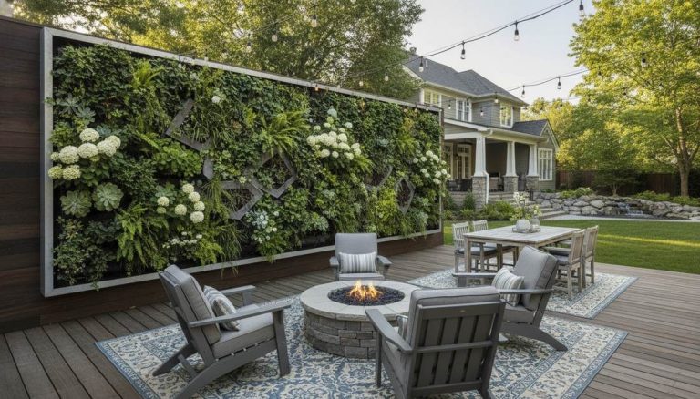 279 outdoor living wall vertical