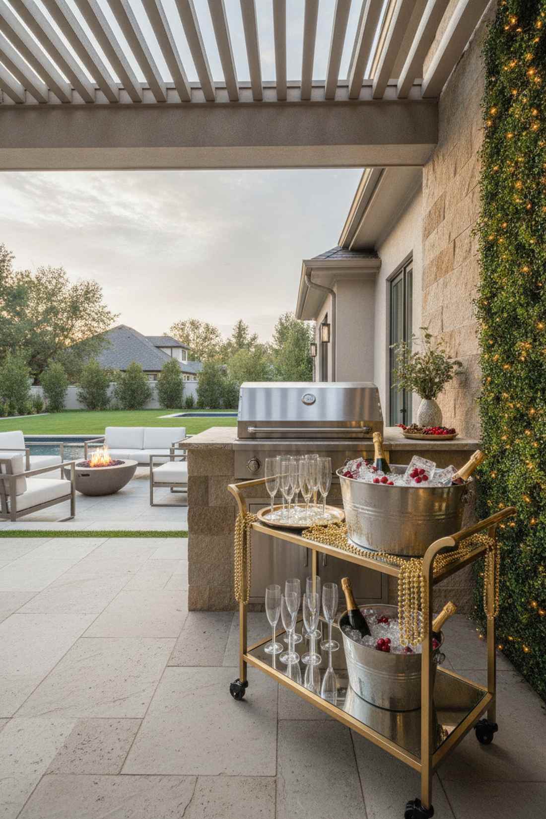 champagne bar elegance
