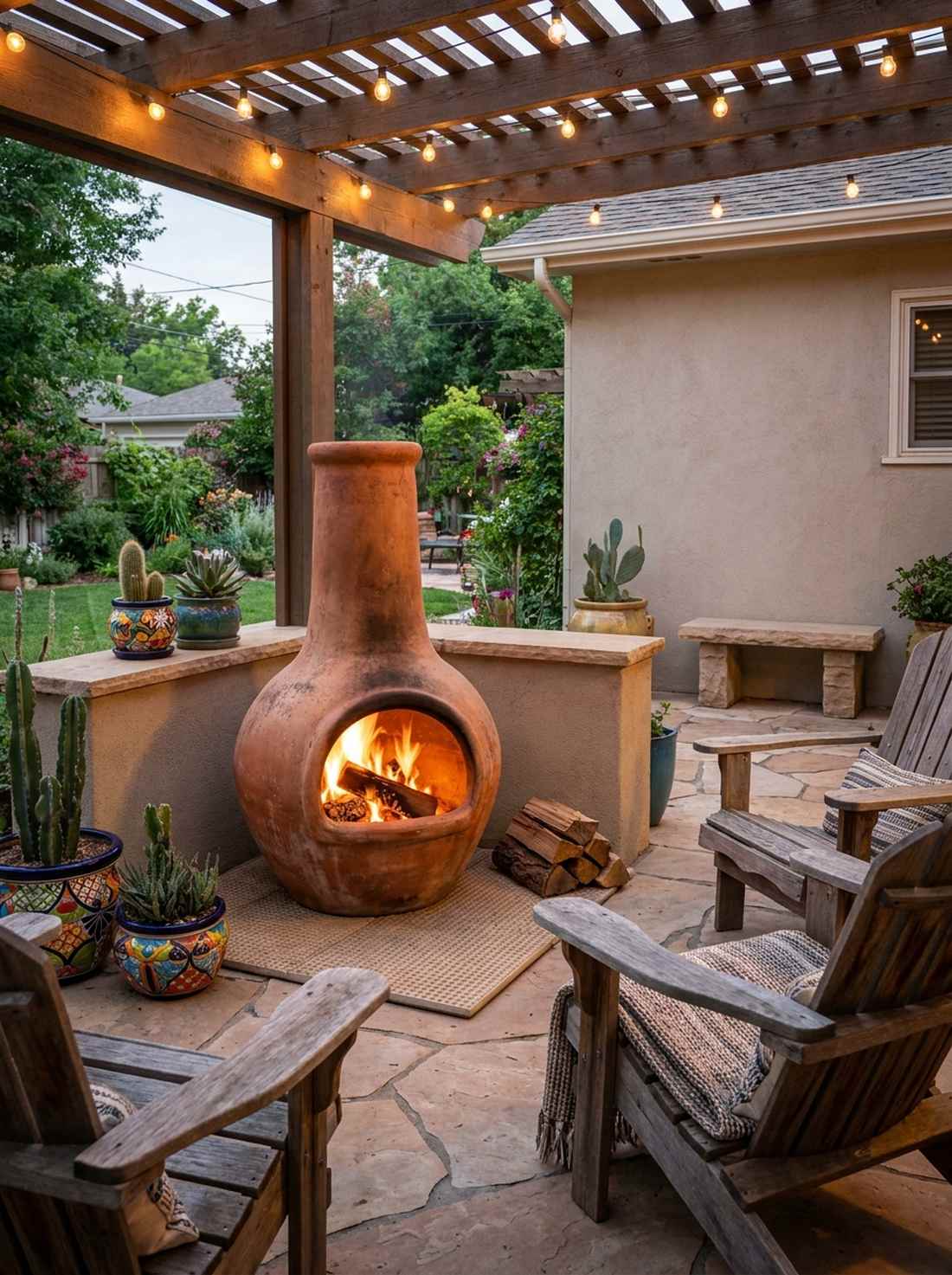 chiminea accent