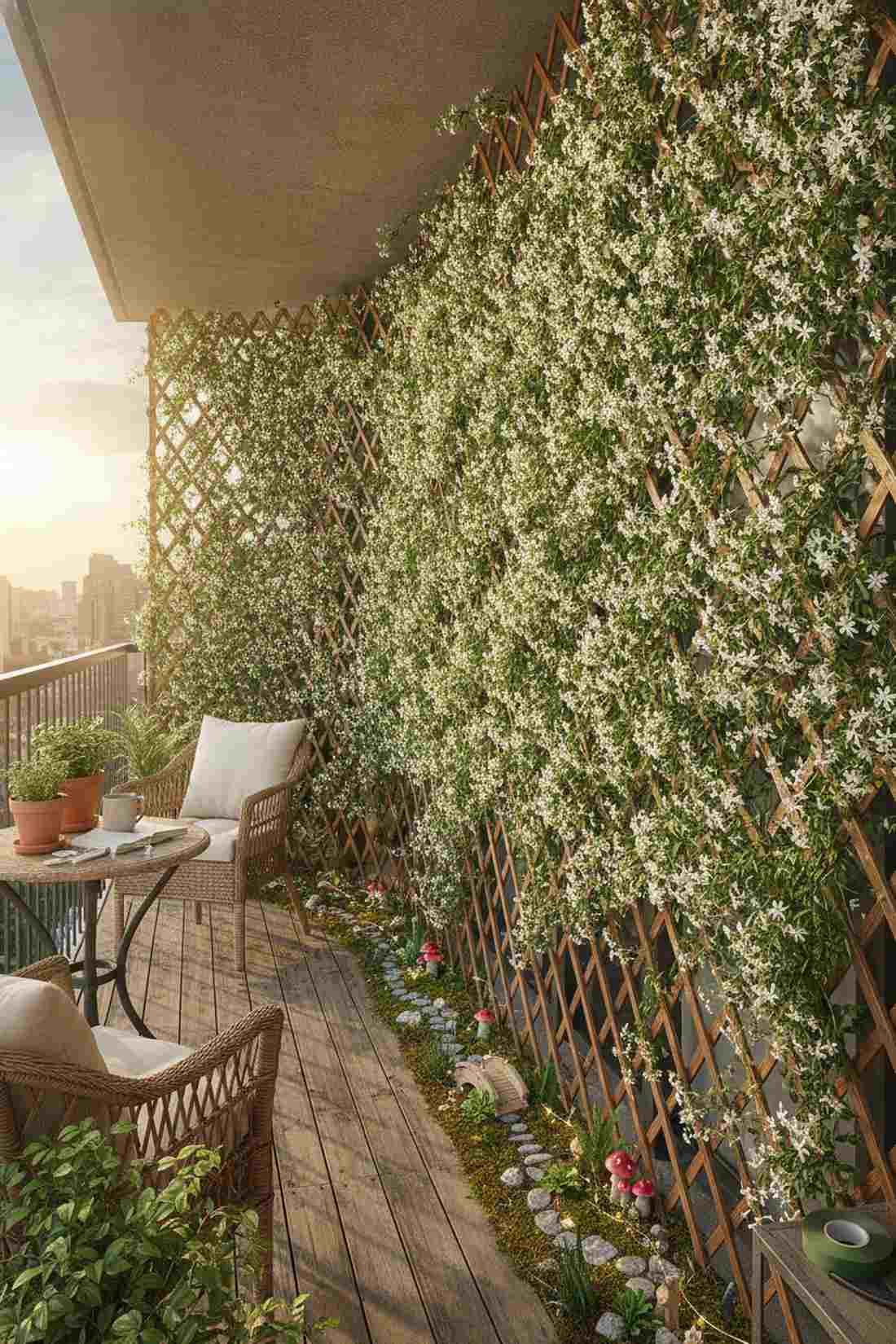 climbing jasmine screen