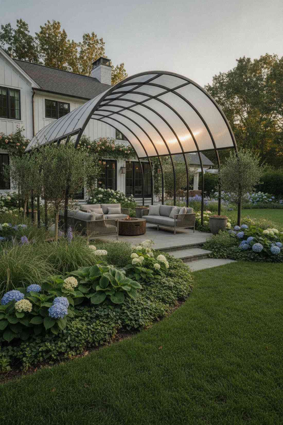 curved roof wave design