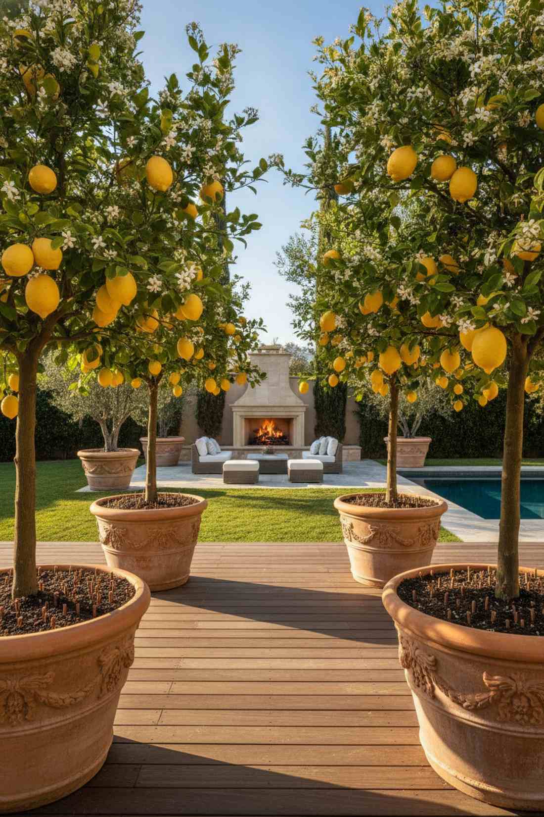 dwarf citrus container grove