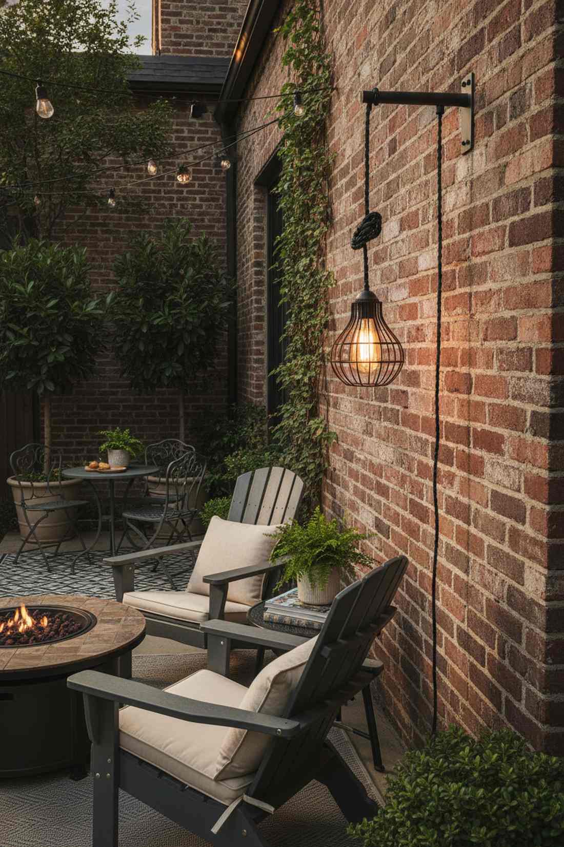 edison cage pendant wall mount