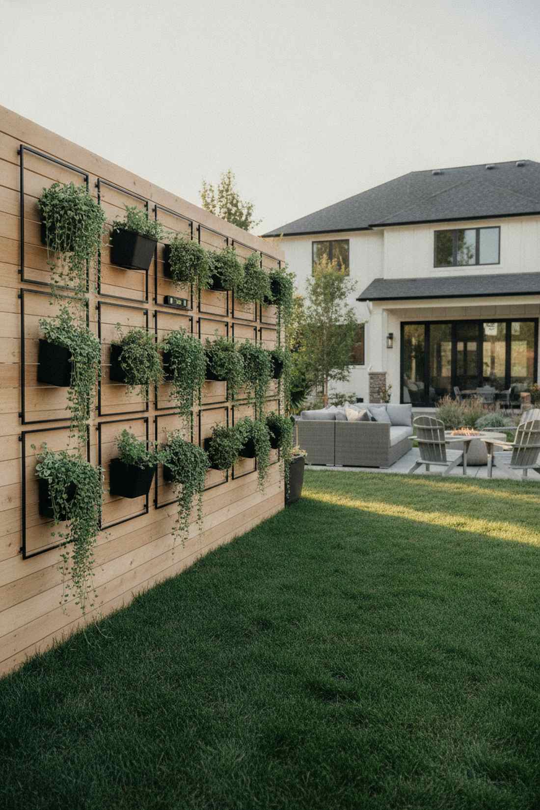 fence mounted basket grid