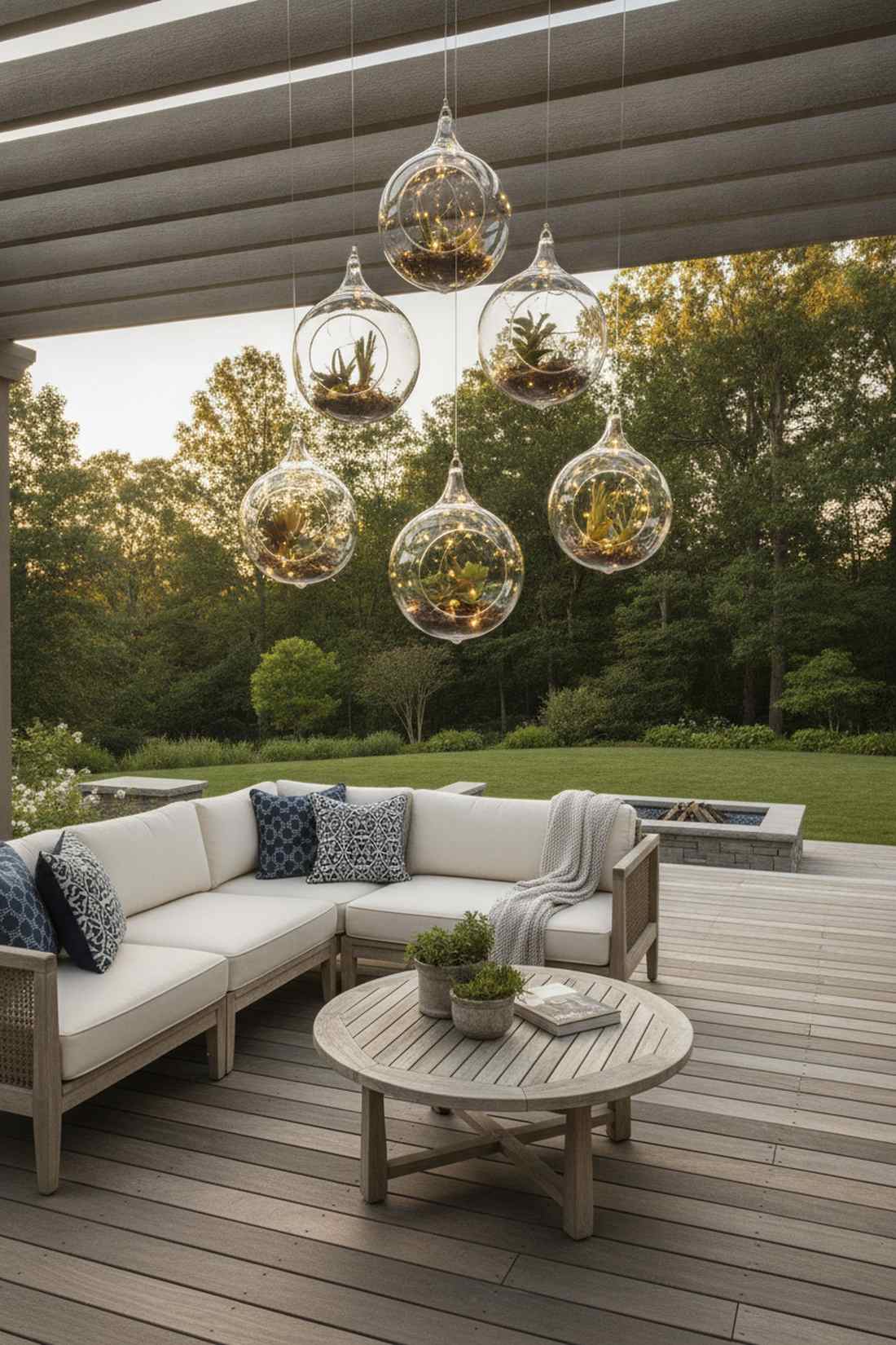 hanging glass globes