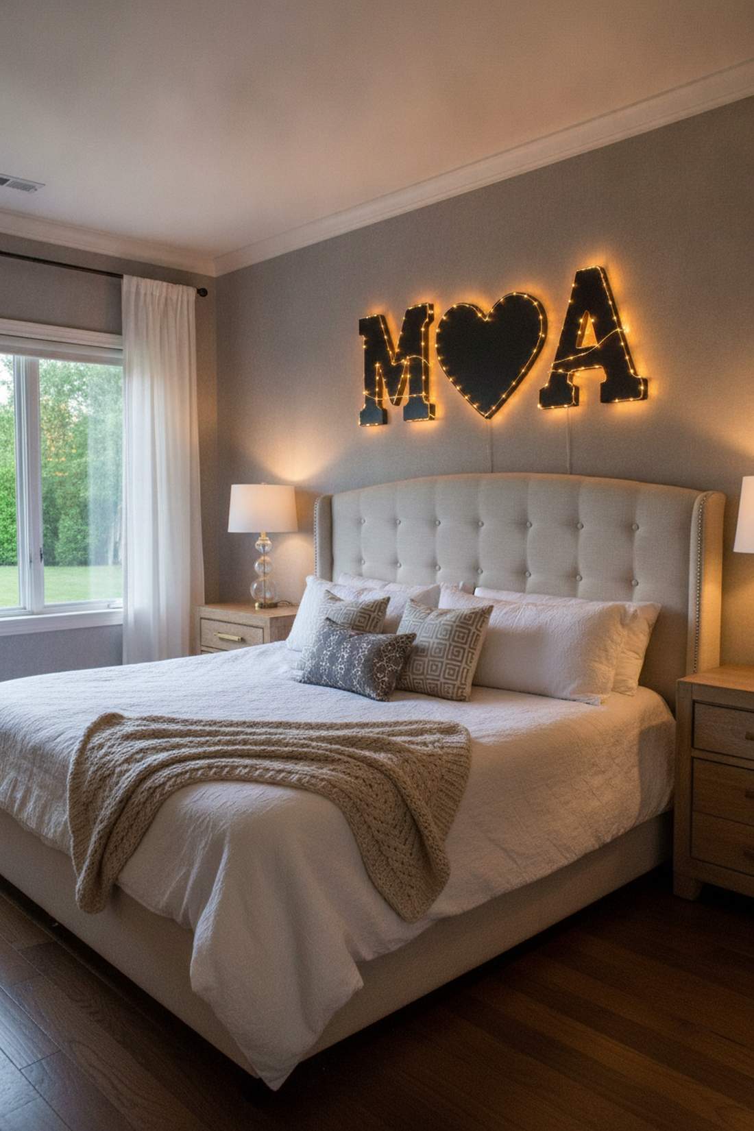heart and initial letter combination