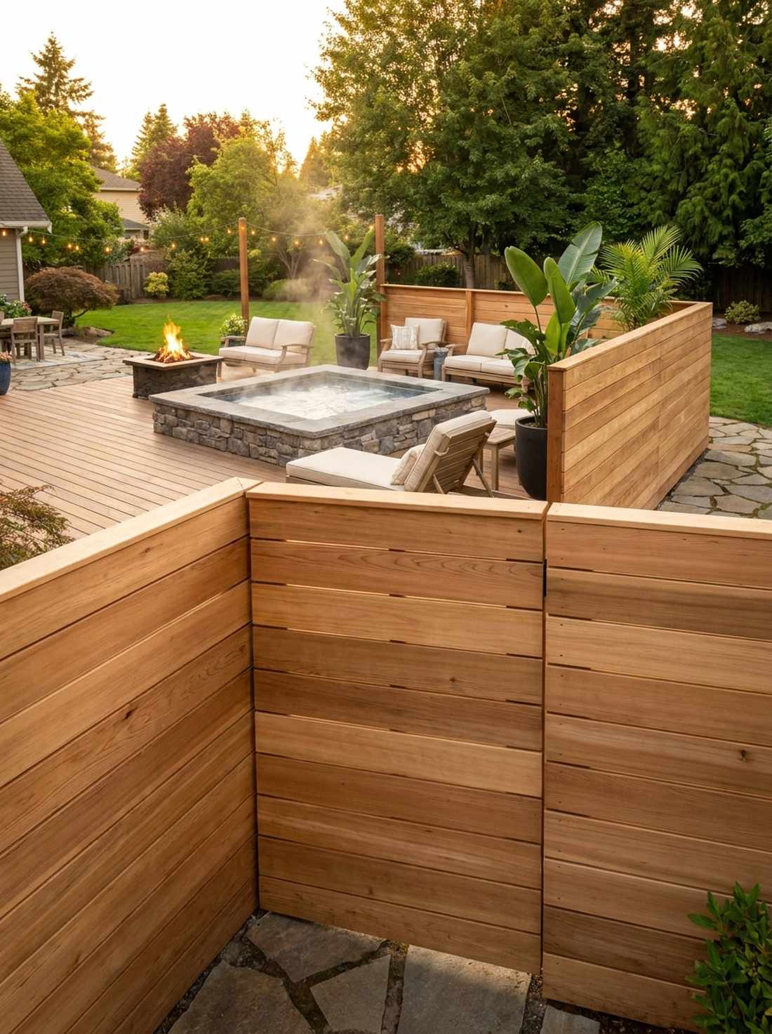 horizontal plank gate