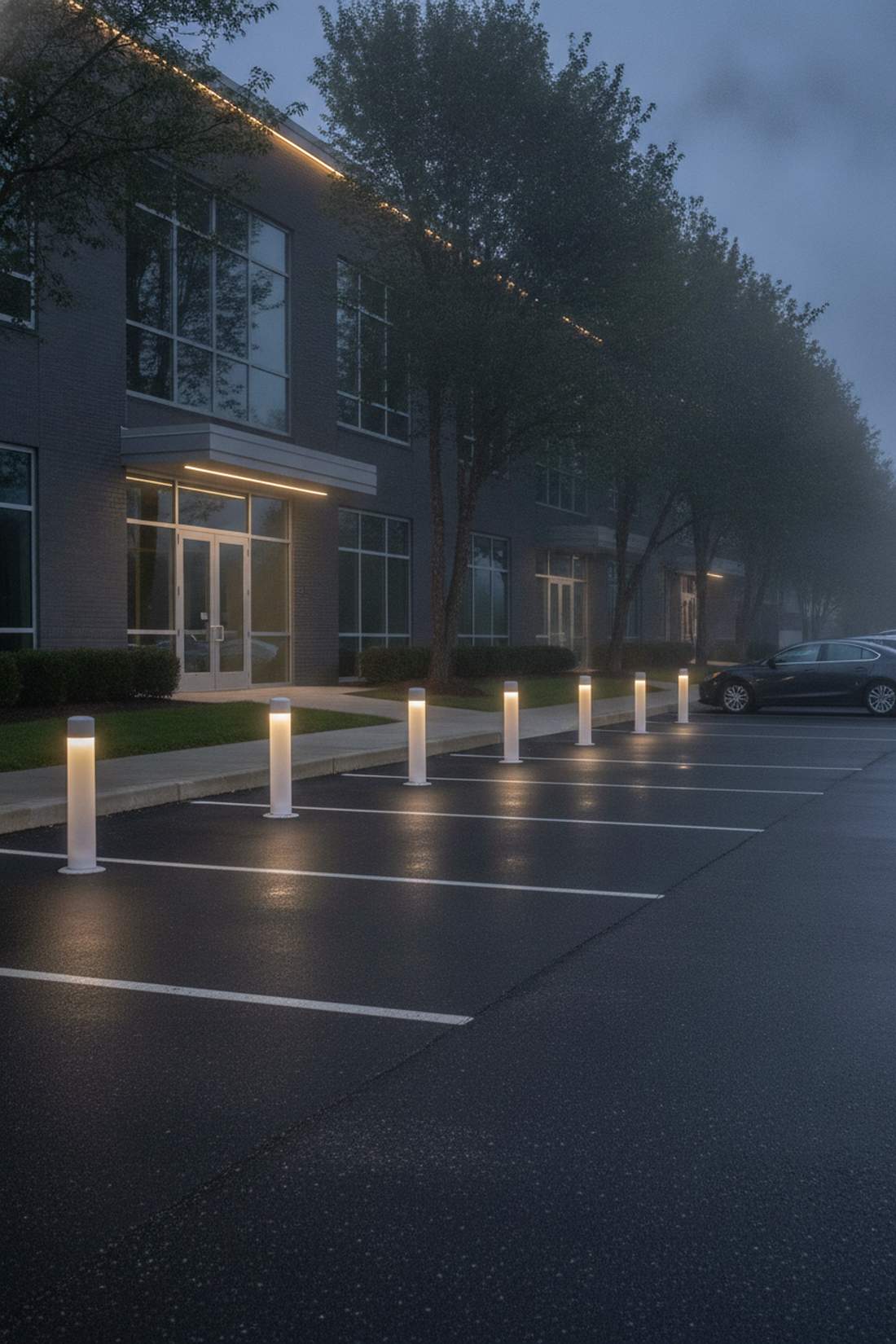 illuminated bollard covers