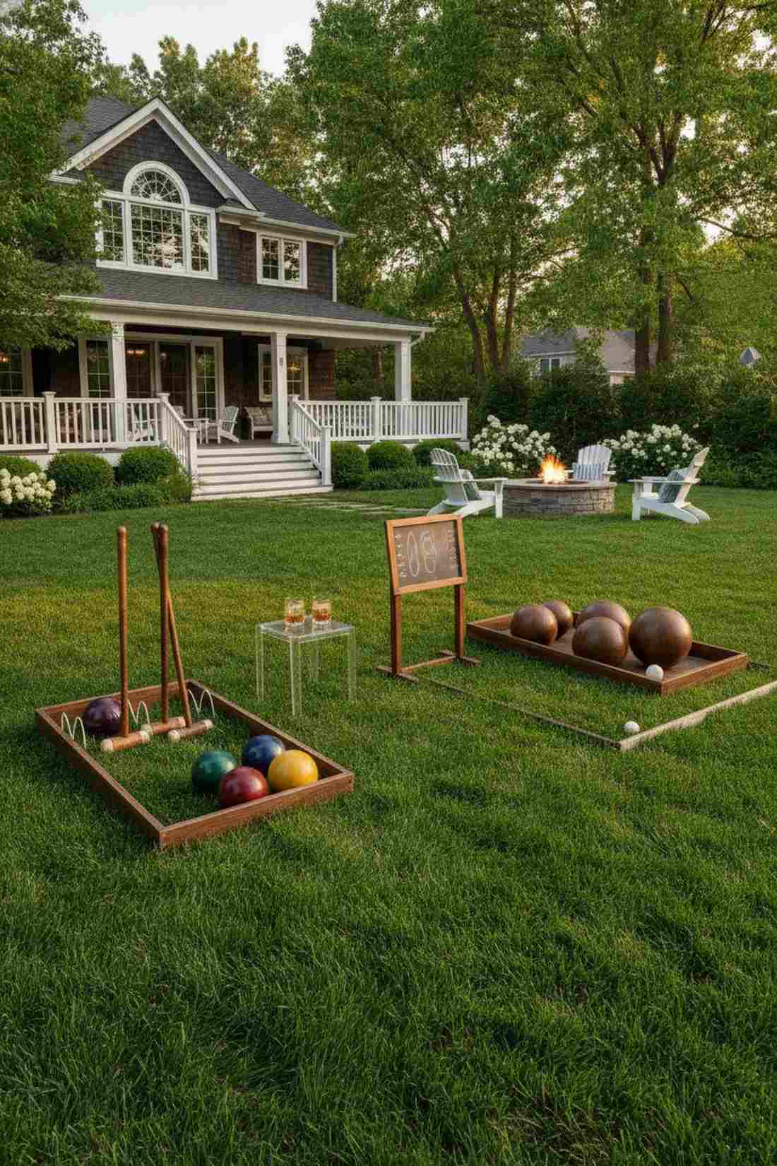 lawn game stations