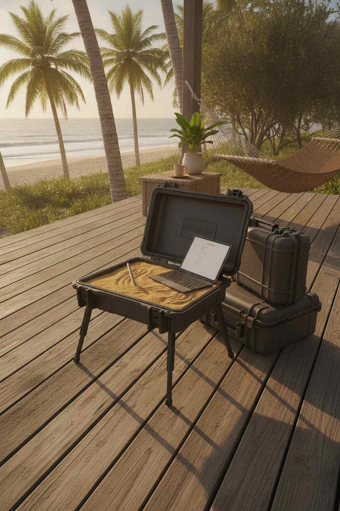 magnetic lid travel case