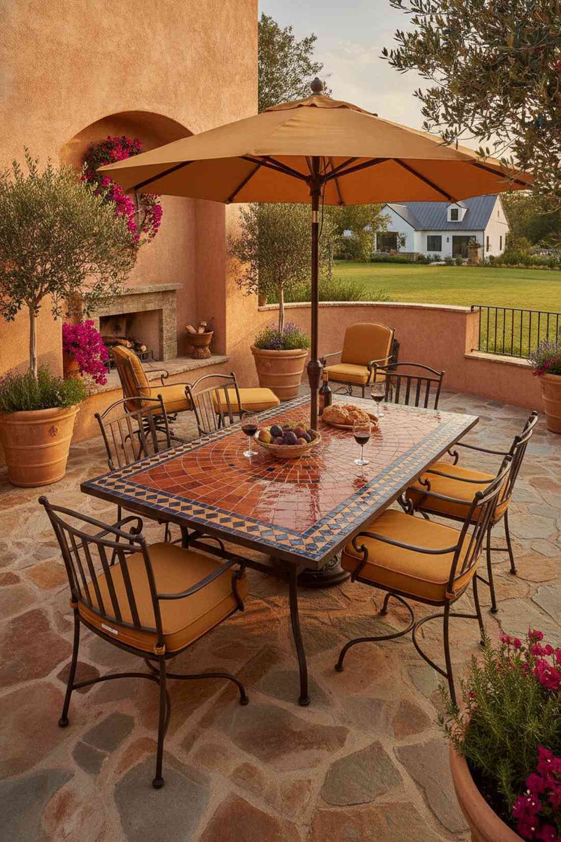 mediterranean terracotta warmth