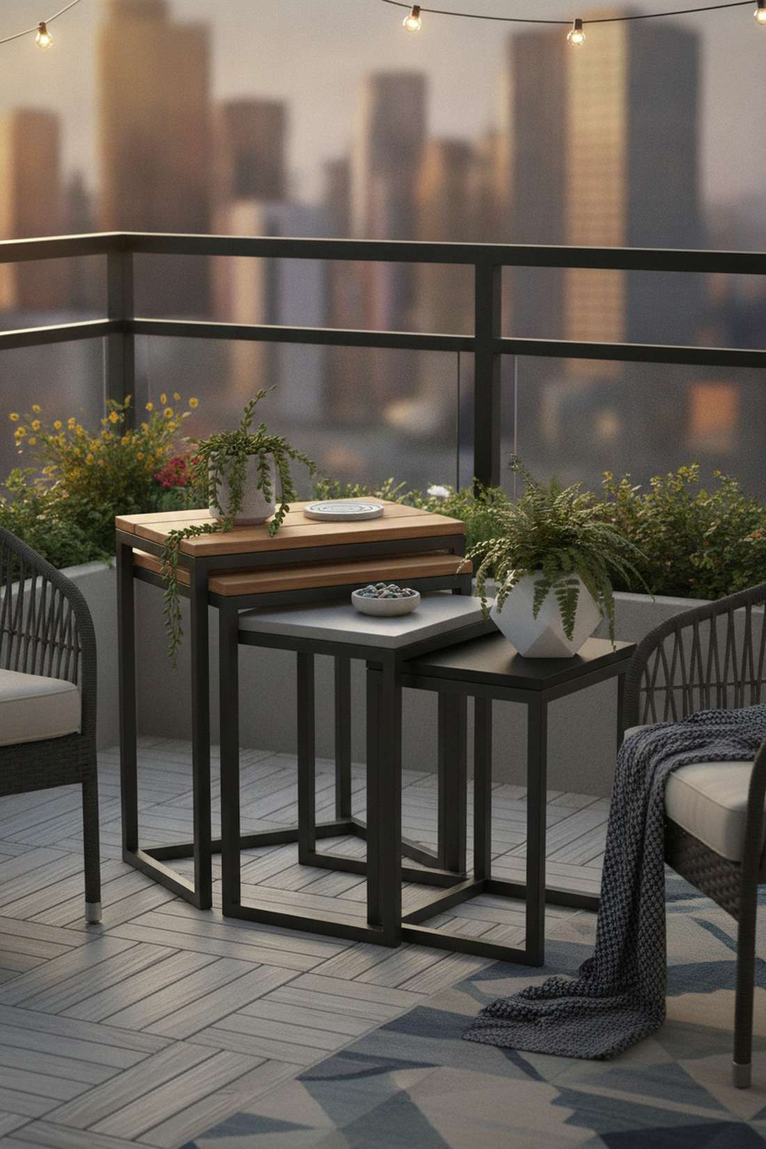nested side table set