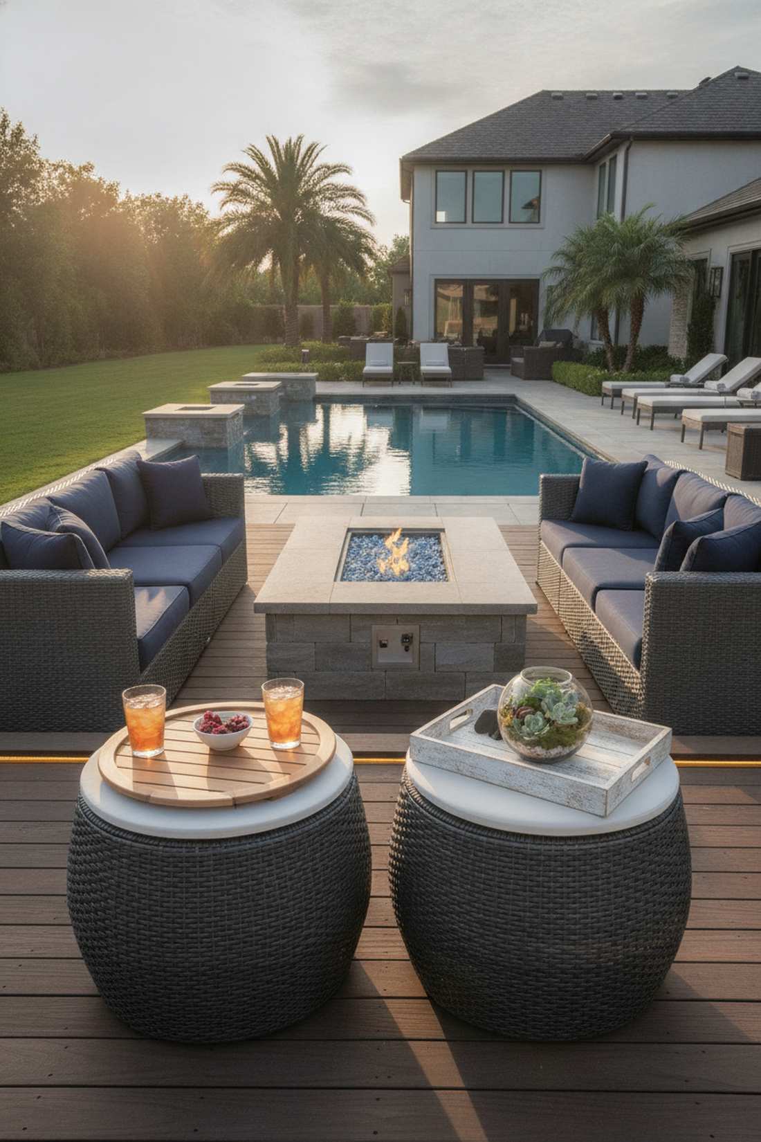 ottoman side tables with hidden storage