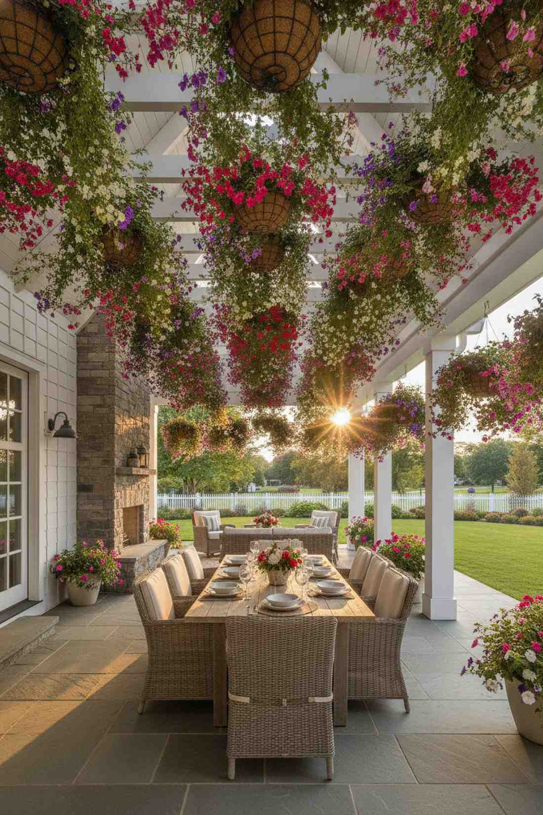 overhead hanging canopy