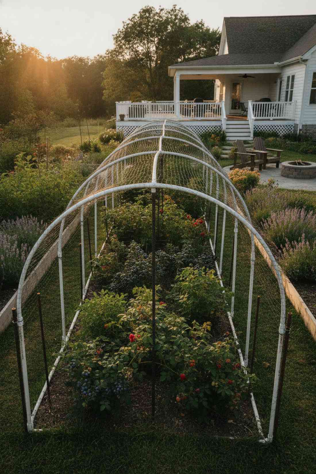 pvc pipe arch frame