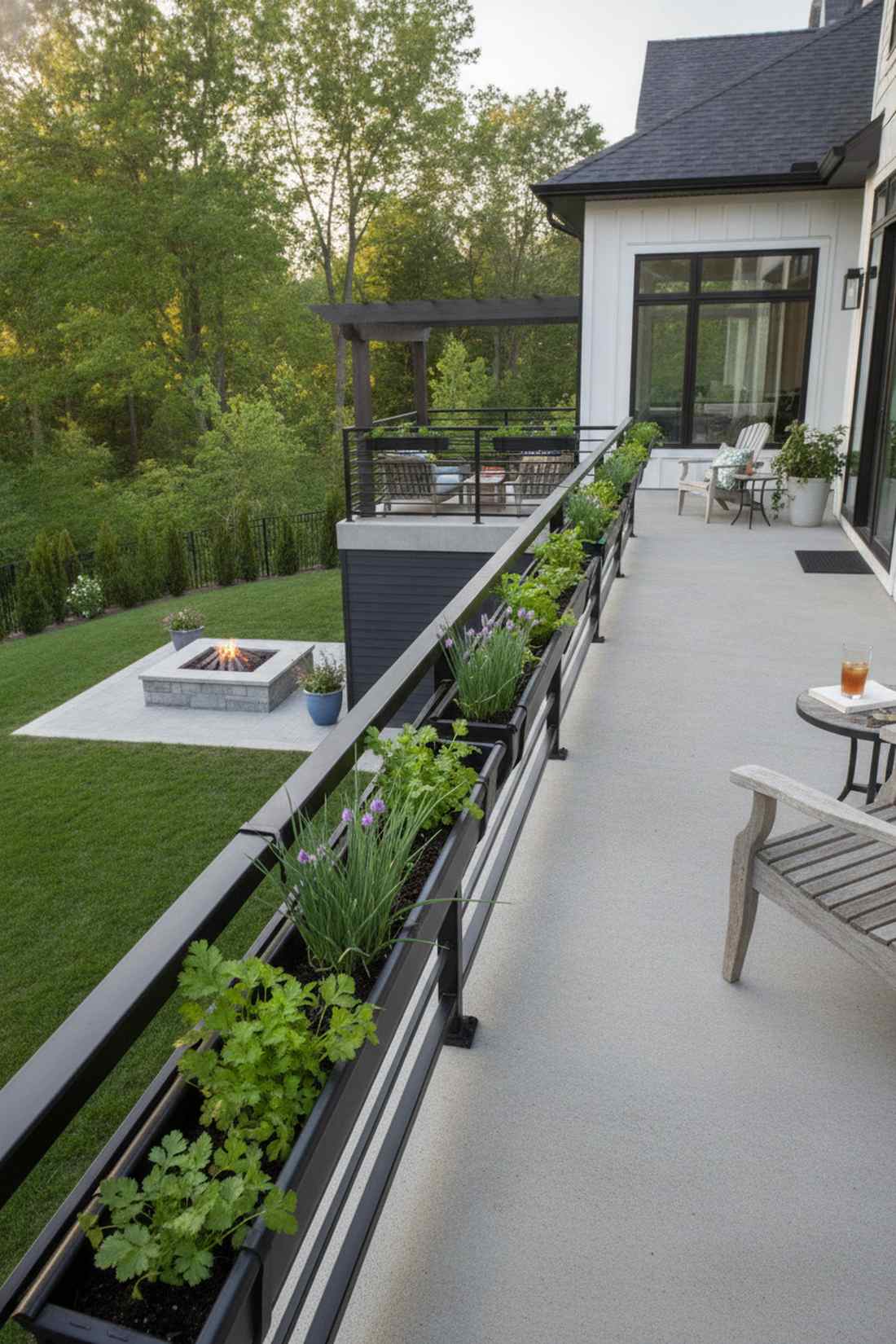 rain gutter herb channel