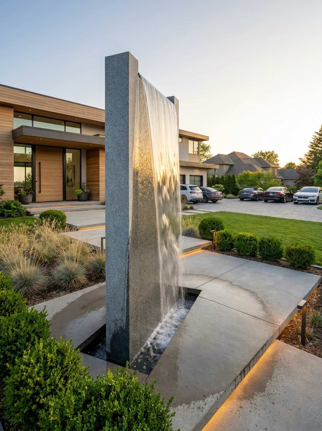 rectangular blade fountain