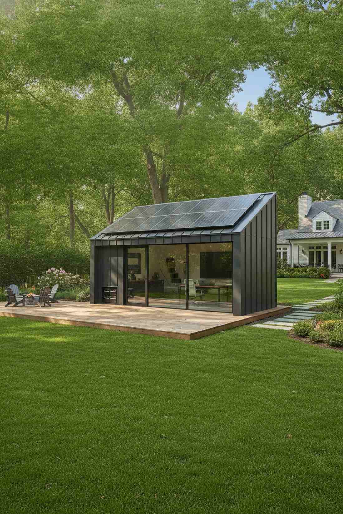solar powered garden office