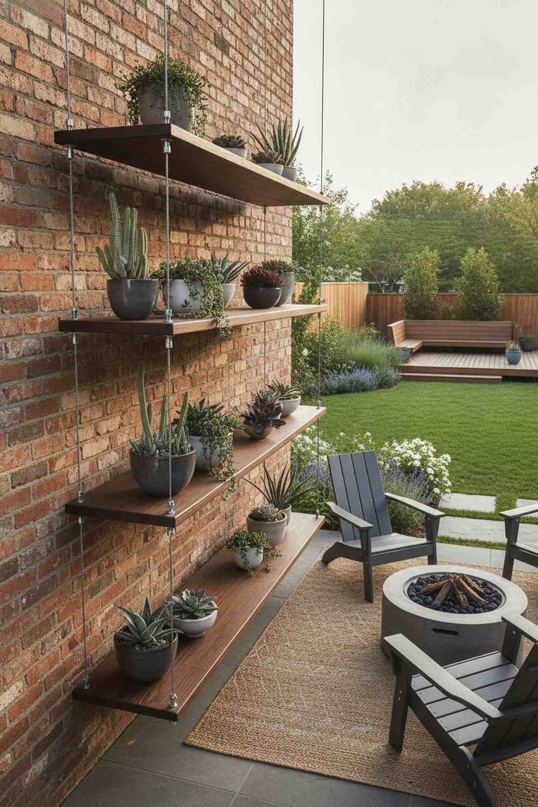 suspended shelf systems